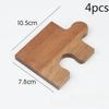 1 комплект деревянных подставок-пазлов, подстаканников, японской чайной церемонии, держателей для чашек, букового утеплителя, подушек из орехового дерева, декора для столовых приборов, НОВЫЙ