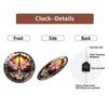 30cm Diameter Glass Wall Clock that Successfully Blends Usefulness with Beauty