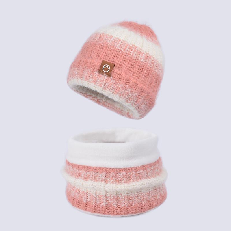 Childrens Knit Beanie Hat Set With Windproof Ear Protection For Winter Outdoor Use