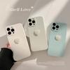 Трехмерная Любовь iPhone14 iPhone 13 Перламутровая Ракушка 16 Однотонный 12 Подходит для 15promax Простой