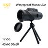 High Power Outdoor Telescope 40x60 Lightweight Monocular For Adults' Smartphone With Tripod