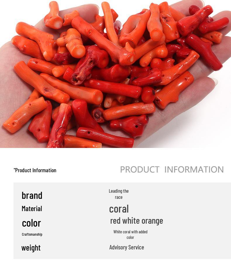 Набор из 5 подвесок из имитации коралла для DIY ожерелья, ювелирная фурнитура