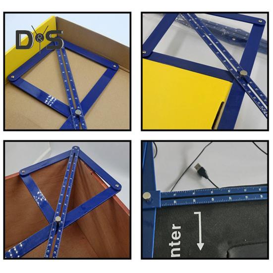 Угловой угломер, линейка, прочная конструкция, многофункциональная угловая измерительная пила, угломер, транспортир