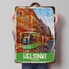 Travel Helsinki Finland Tinplate Poster Custom Wall Art Vintage Metal Signs Retro Tin Plaque for Mancave Decoration Gaming House