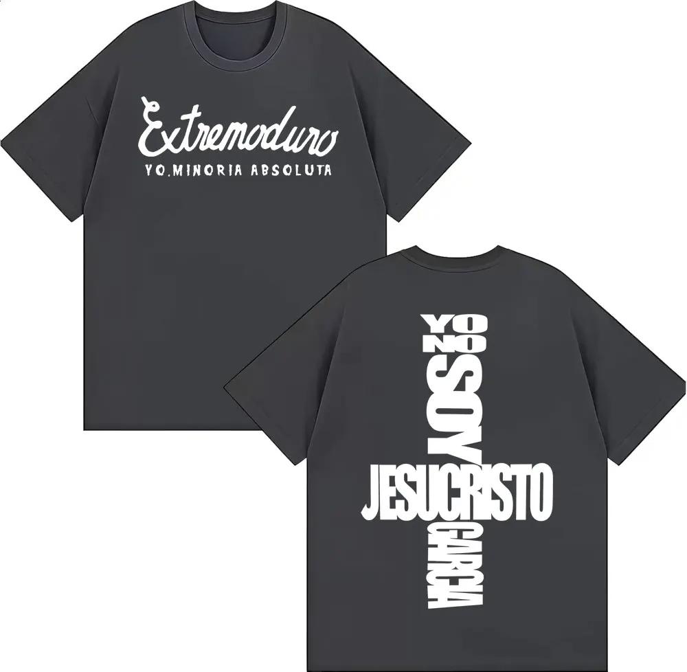 Band Extremaduro Yo No Soy Jesusquisto Garcia Tshirt Summer Unisex Unisex Harajuku Casual Cotton Retro Gothic Extra Large Tshirt