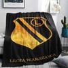 1 шт. Фланелевое одеяло с принтом Legia Warsaw, Высокое качество, Удобное для всех сезонов, Домашний декор, Тепло и комфорт, Идеально для рождественских подарков68