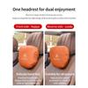 Car Sticker For Mercedes-Benz A B C E S V R-Class A45 C43 CLA GLA GLB GLC GLE SLK Car Headrest Neck Support Lumbar Rest Cushion 