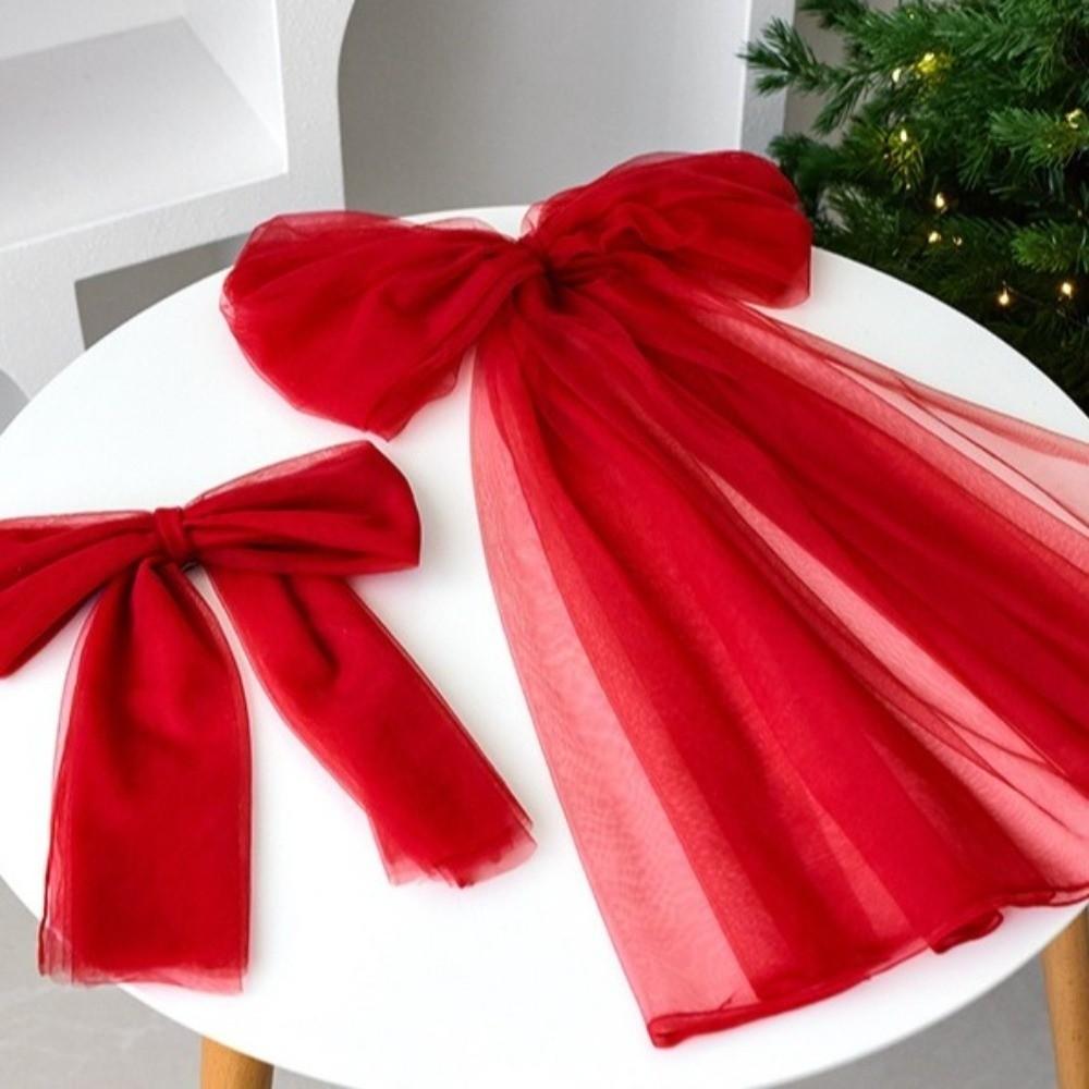 Декоративные бантики Изысканные подвесные украшения-бантики Подвеска для рождественских елок Новый год