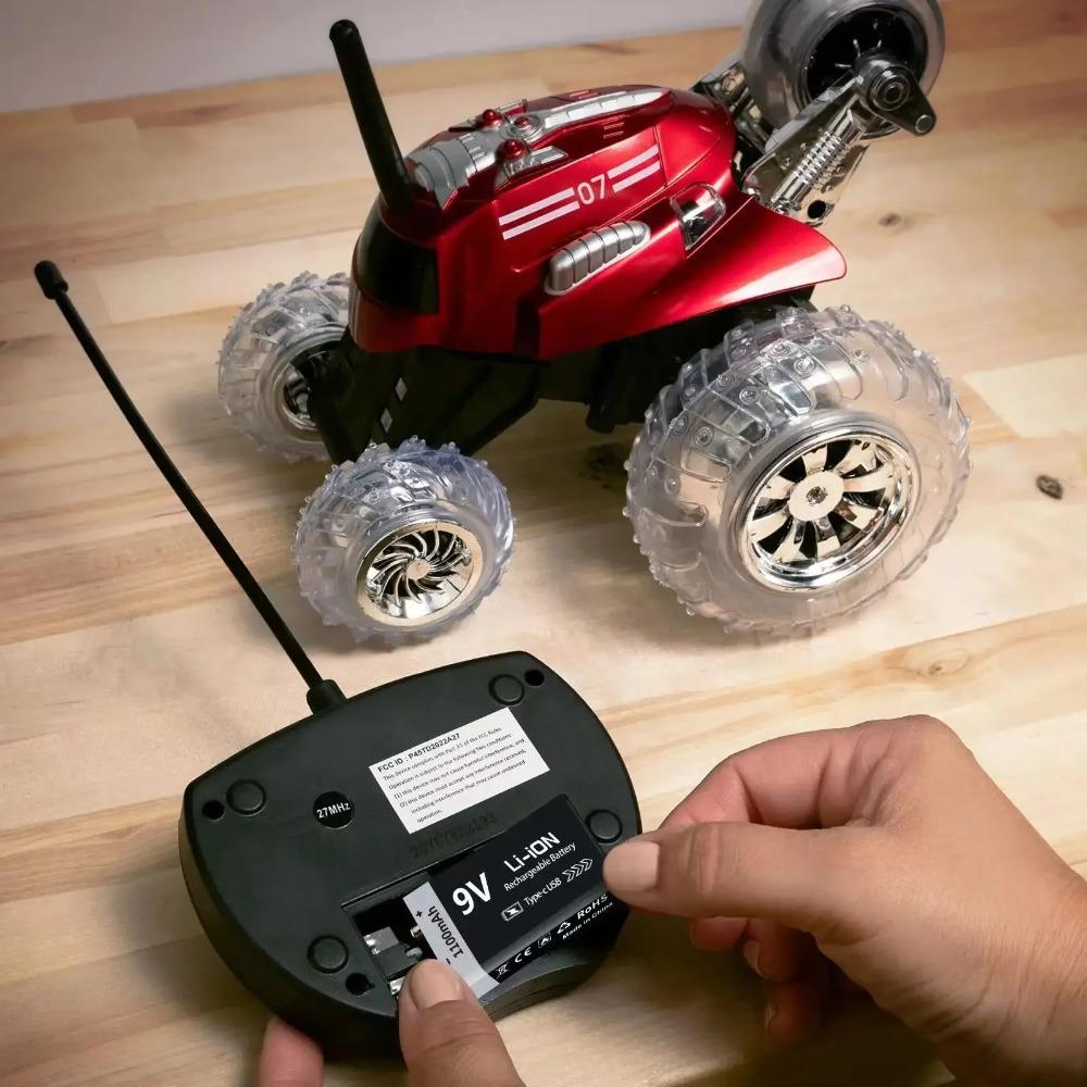 Аккумулятор 9В Перезаряжаемый 1100 мАч USB Type-C 6F22 9В Литий-ионный аккумулятор для Мультиметра, Радиоуправляемых игрушек, Гитарной педали, Микрофона