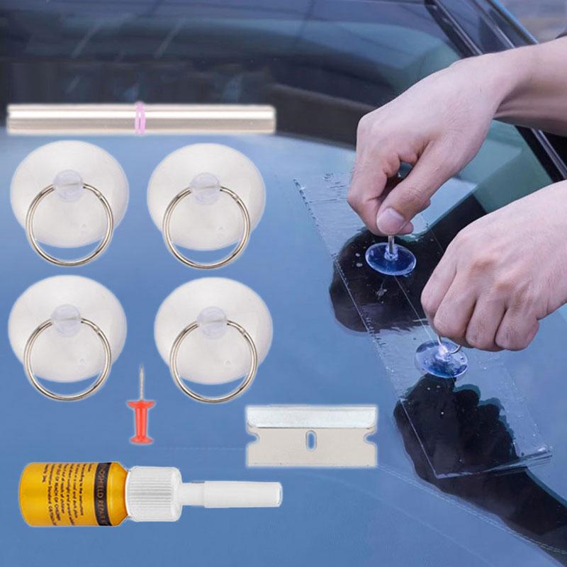 Автомобильная наноремонтная жидкость DIY-инструмент для ремонта окон Ремонт трещин на лобовом стекле Ремонт трещин на автомобильном стекле Ремонт царапин на стекле