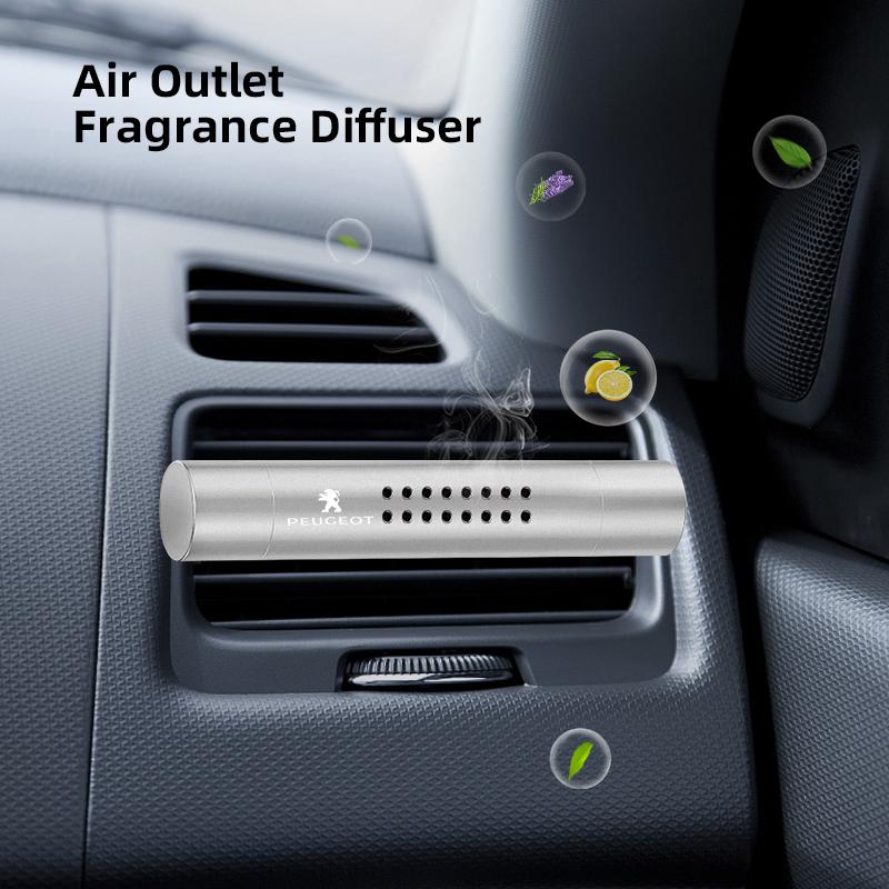 Car Air Outlet Fragrance Clip Air freshener Auto Accessories For Peugeot 208 308 206 307 207 3008 407 508 2008 5008 301 406 408