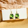 Vintage Cute Cartoon Animal Kitten Rabbit Panda Deer Earrings For Women Girls Jewelry Sweet Moon Cat Squirrel Enamel Earrings