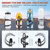 KOCEVLO Bottle Holder Carbon Fibre Bicycle Bottle Cage Side opening Mountain Rode Bike Lightweight Cycling Equipment