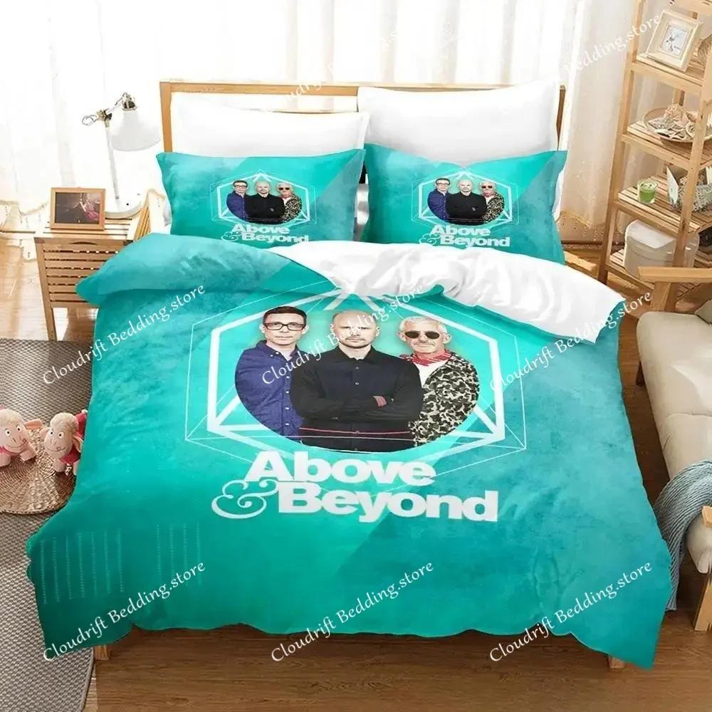 2D Print Music Band Above Beyond Bedding Set Boys Girls Twin Queen Size Duvet Cover Pillowcase Bed Kids Adult Home Textiles026