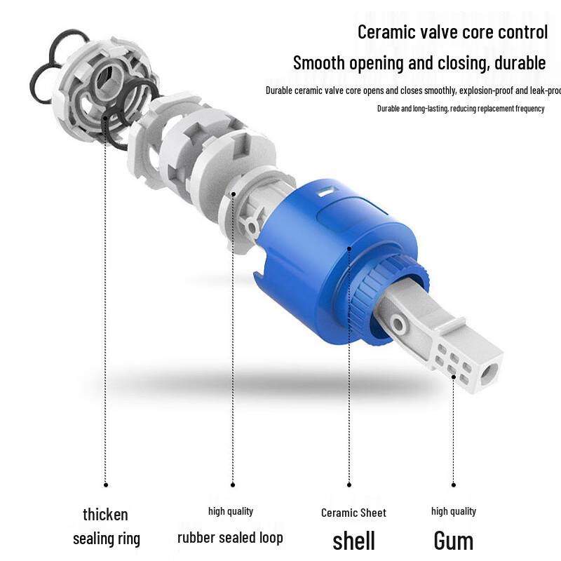 KEGOO K01018 Raised 304 Stainless Steel Basin Faucet