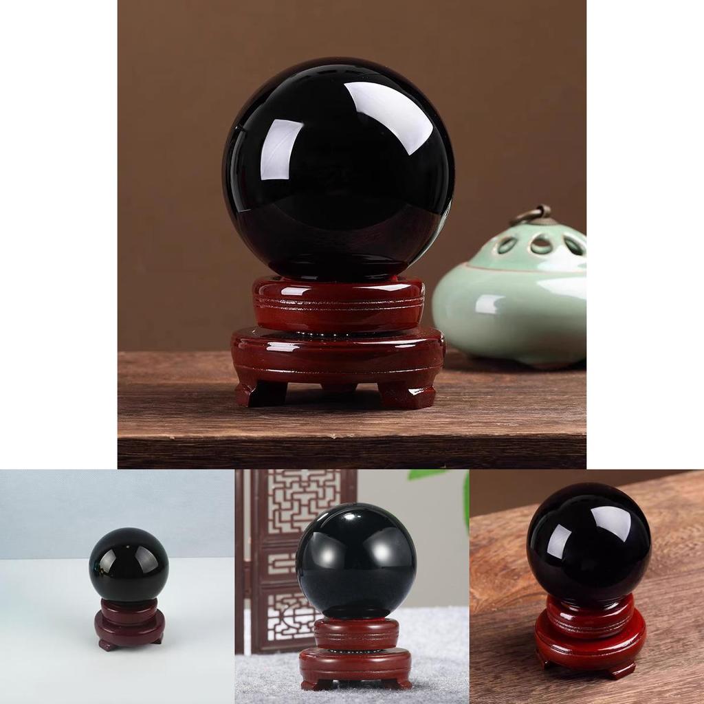 Clear Water Crystal Sphere With Stand For Gifts And Home Decor