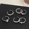 Light Luxury Simple Rose Opening Adjustable Ring Full Of Diamonds Zircon Super Fairy Fashion Ring Woman