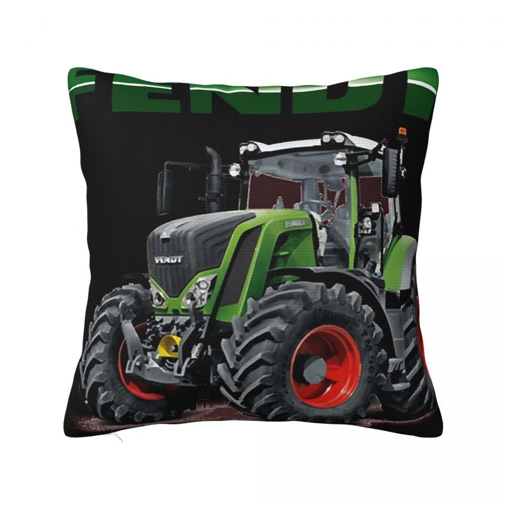 Fendt Немецкие Тракторы Квадратная Наволочка Чехол для Подушки Полиэстер Подушка на Молнии Декоративная Уютная Подушка-Плед для Дома Автомобиля