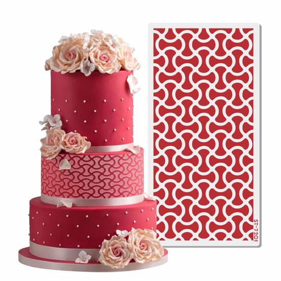 Надежный трафарет для выпечки торта, гибкий, легко чистящийся, многофункциональный