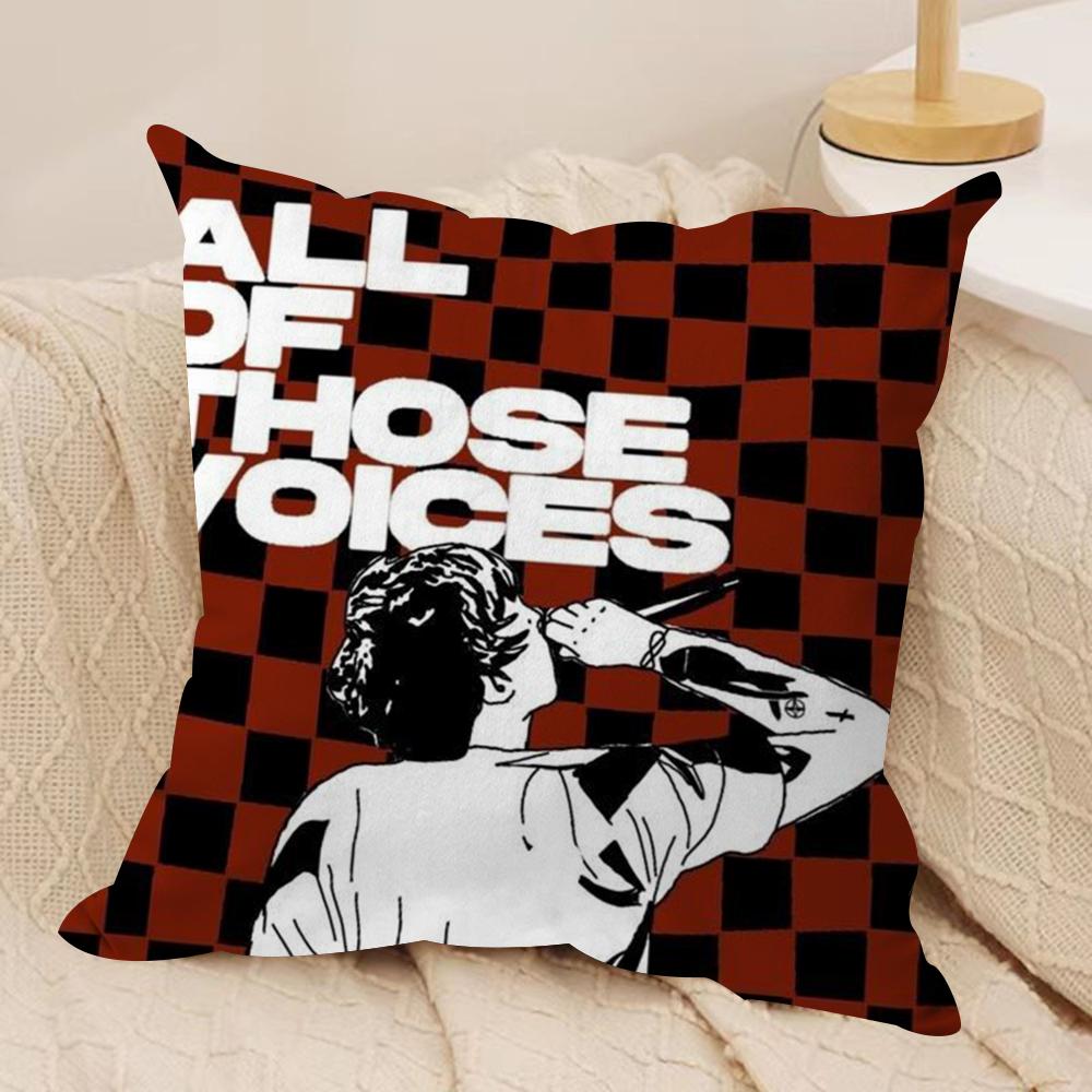 Louis Singer Tomlinsons Cushion Cover Silky Short Plush DoubleSided Printed Pillow Case for Sofa All Seasons Home Decor Gift
