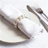 Элегантное жемчужное кольцо для салфеток ручной работы из бисера, эластичный дизайн для свадебного банкета, домашнего декора с декоративными бусинами из белого жемчуга