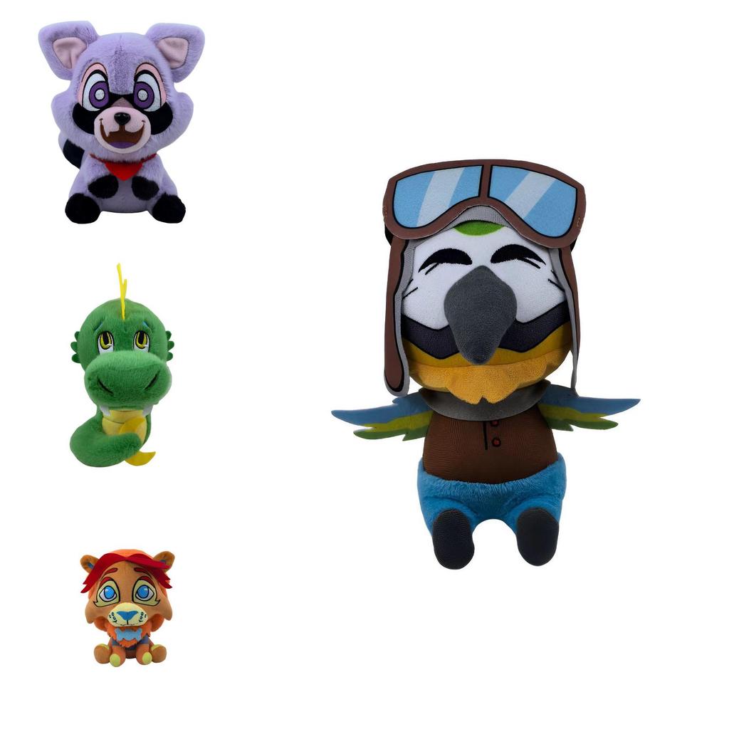 Cute Indigo Park Lion Plush Toy Adorable Soft Short Plush Animal Doll 21cm