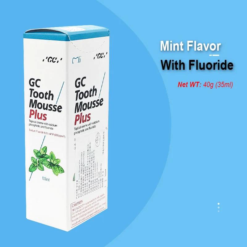GC Tooth Mousse Plus, Зубной мусс для реминерализации и защиты от кариеса, Местная паста без фтора для детей и взрослых.