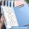 PP A4 File Folder Long Double Clips Archives Binder Creative Document Bag  School Office