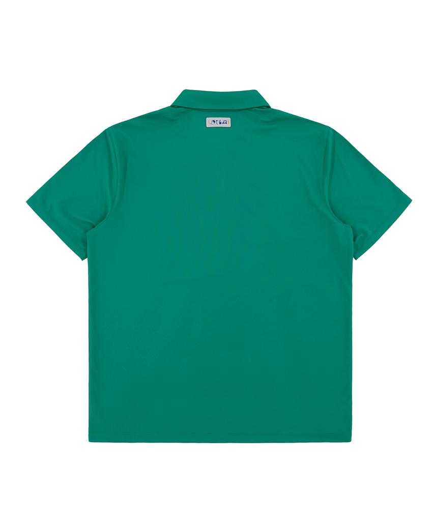 UPPERSTROP [Up3028] Upst Golf Hidden Comma Short Sleeve Polo Shirt Green