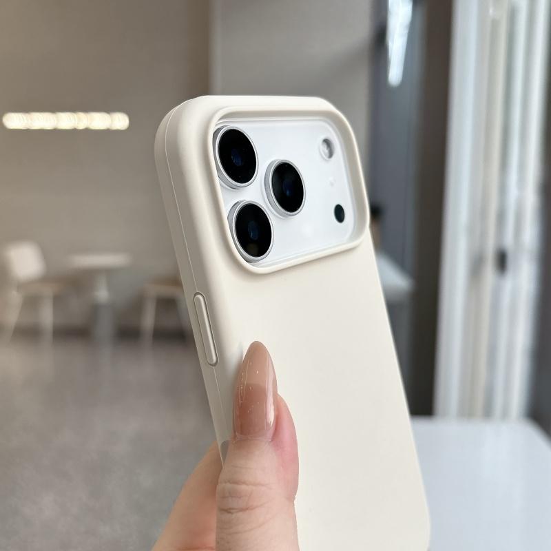 Genuine Camera Control Button Liquid Silicone phone case for For Iphone 17 16 Pro Max Air Titanium Gray shockproof soft back cover