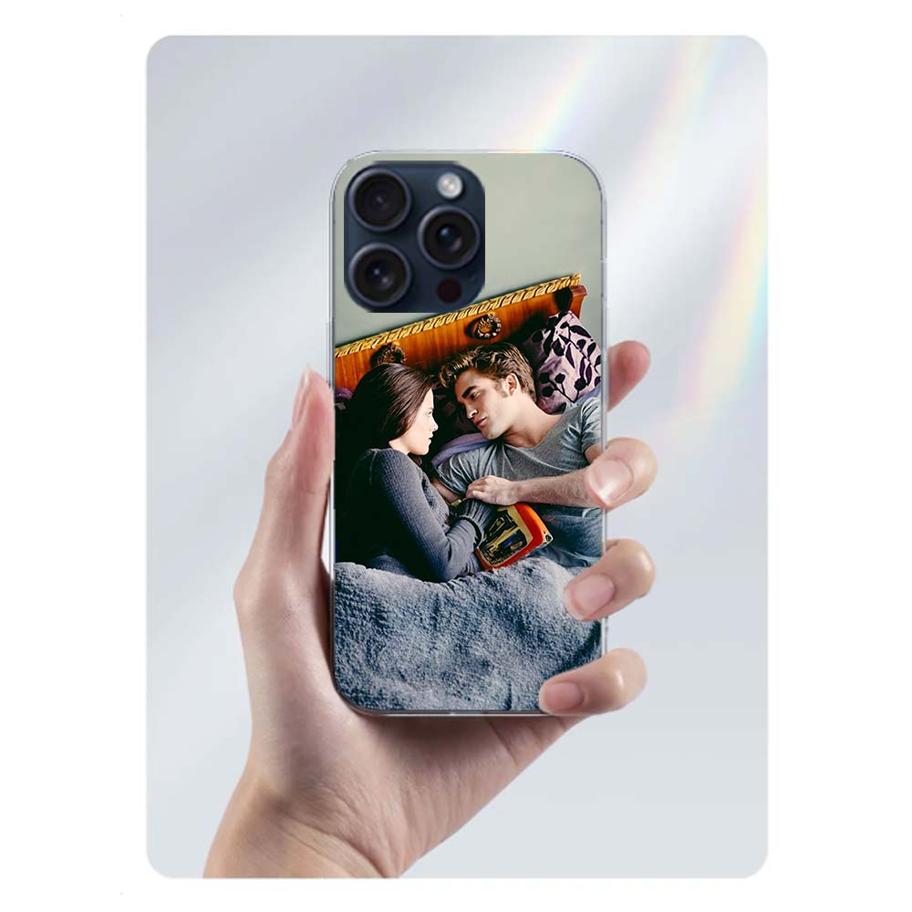 Прозрачный чехол для телефона Сумерки Для iPhone 17 Air 16 Pro Max 15 Pro 14 Plus 17E 16E 11 13 12 Mini Чехлы Fundas Cell TPU Колпачок