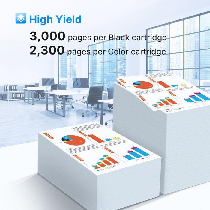 Toner Compatible - 1GOLD - TN248XL - Multi-couleurs - 3000 pages (Noir) - Facile à installer