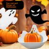 Ghost Candy Bowl Spooky Serving Tray for Snacks Cheese Fruits Creative Plastic Platter Dish Halloween Party Supplies