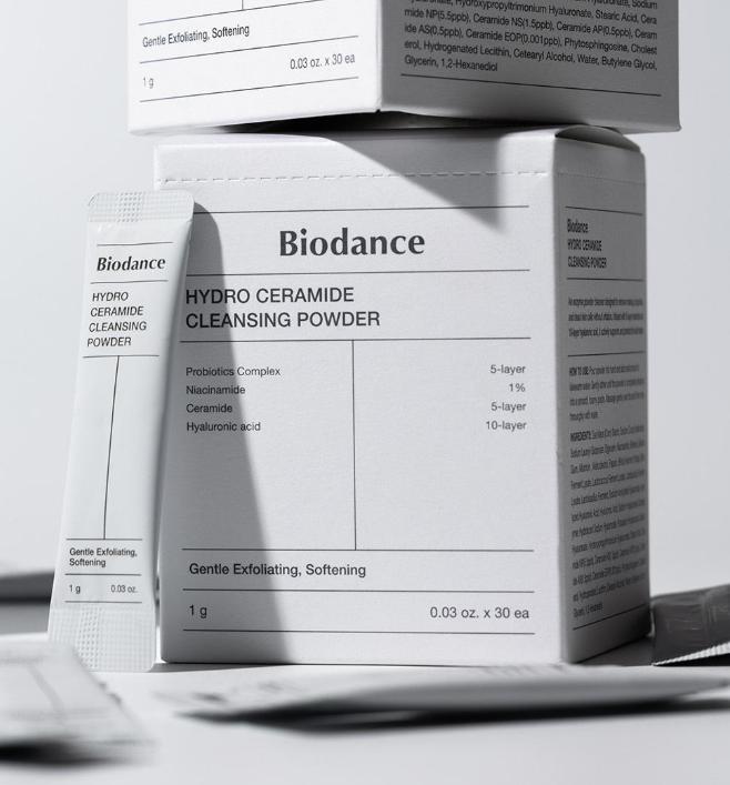 Biodance Гидро Керамидный Очищающий Порошок 30 шт. – Мягкое Очищающее Средство Порошок-в-Пену