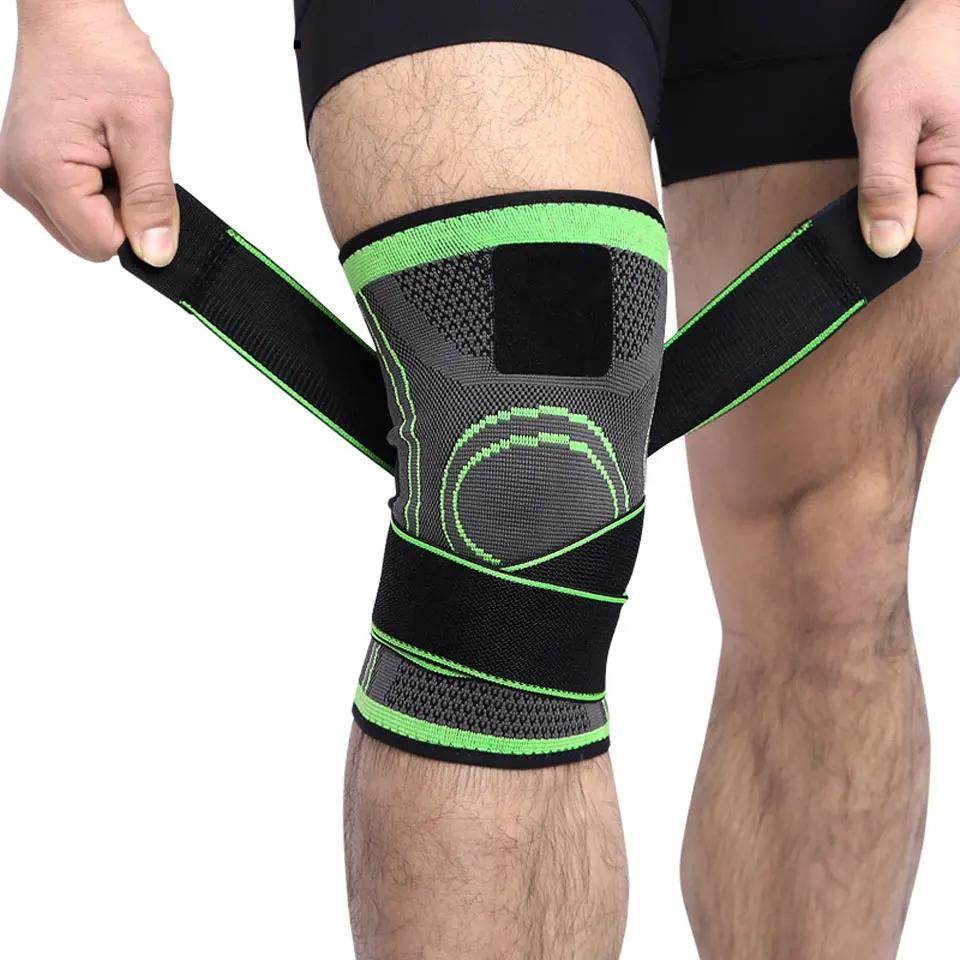 Comfort Anti Slip Compression Knitting Knee Brace Support Sleeve for Pain Relief Products, Sports, Running-1pcs