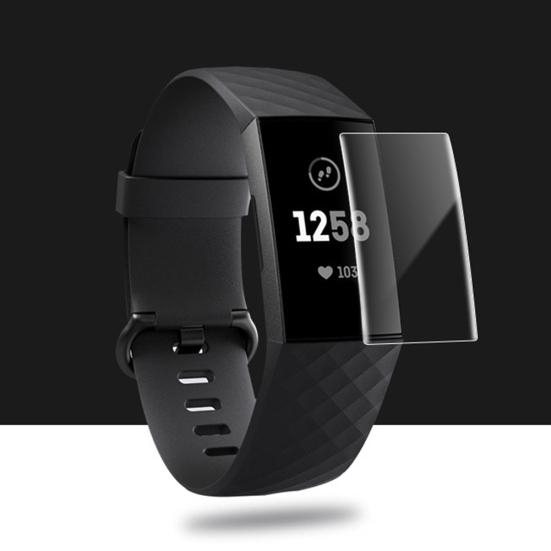 3 шт. Точная ТПУ Взрывозащищенная Защитная пленка на весь экран для Fitbit Charge 2/3