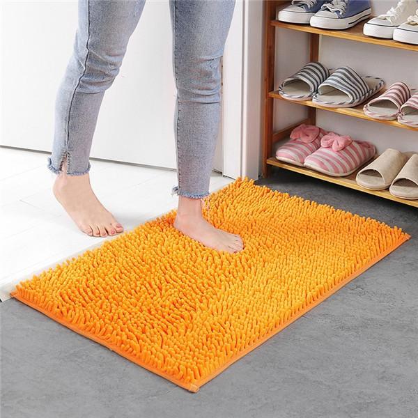 Thicken Chenille Bath Mat Non-slip Bathroom Rugs Door Absorbent Pad Mat Shaggy Mats Rug for Entrance Sofa Pet Carpet