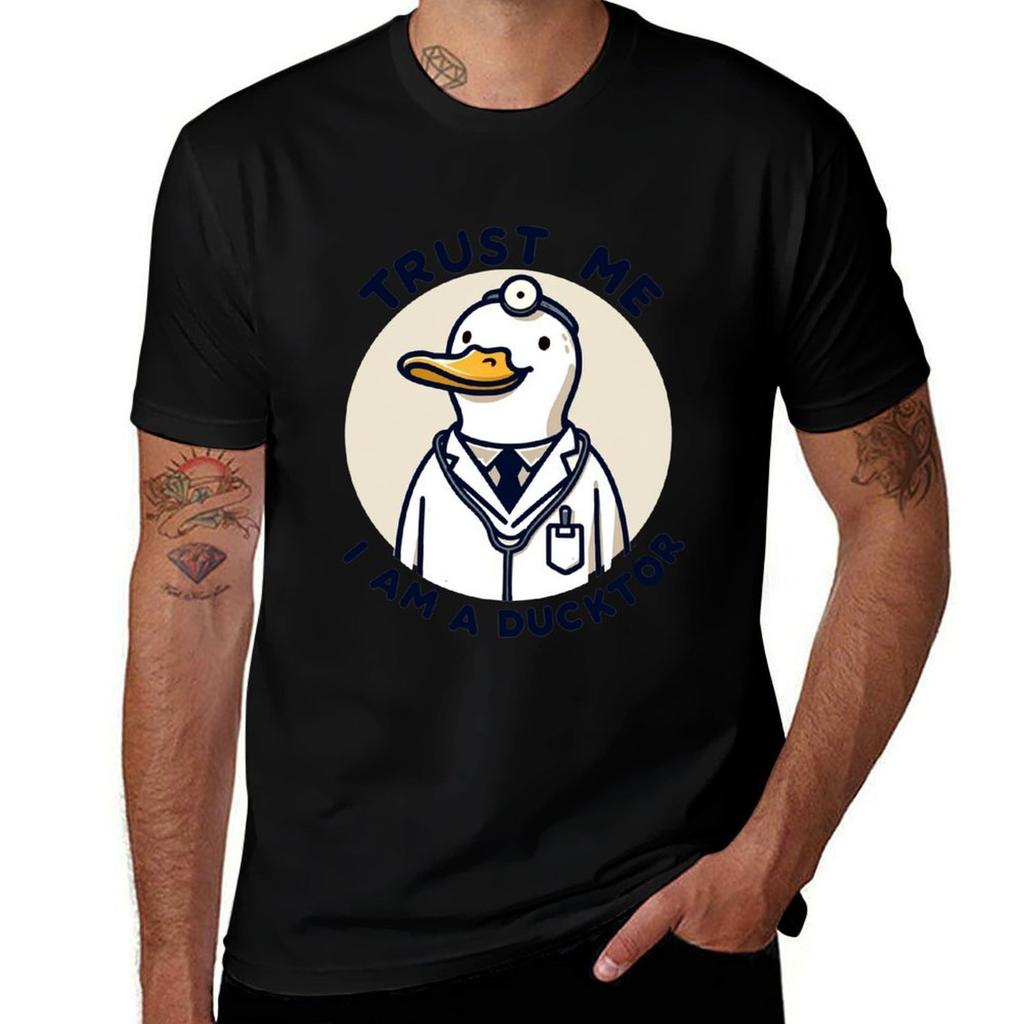 Trust Me I Am A Ducktor Tshirt Vintage Style Printed Top