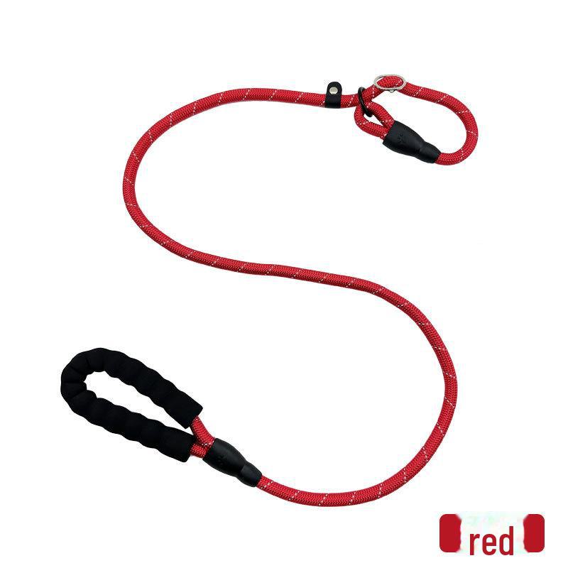 Светоотражающий ночной поводок для собак - защита от побега и амортизация