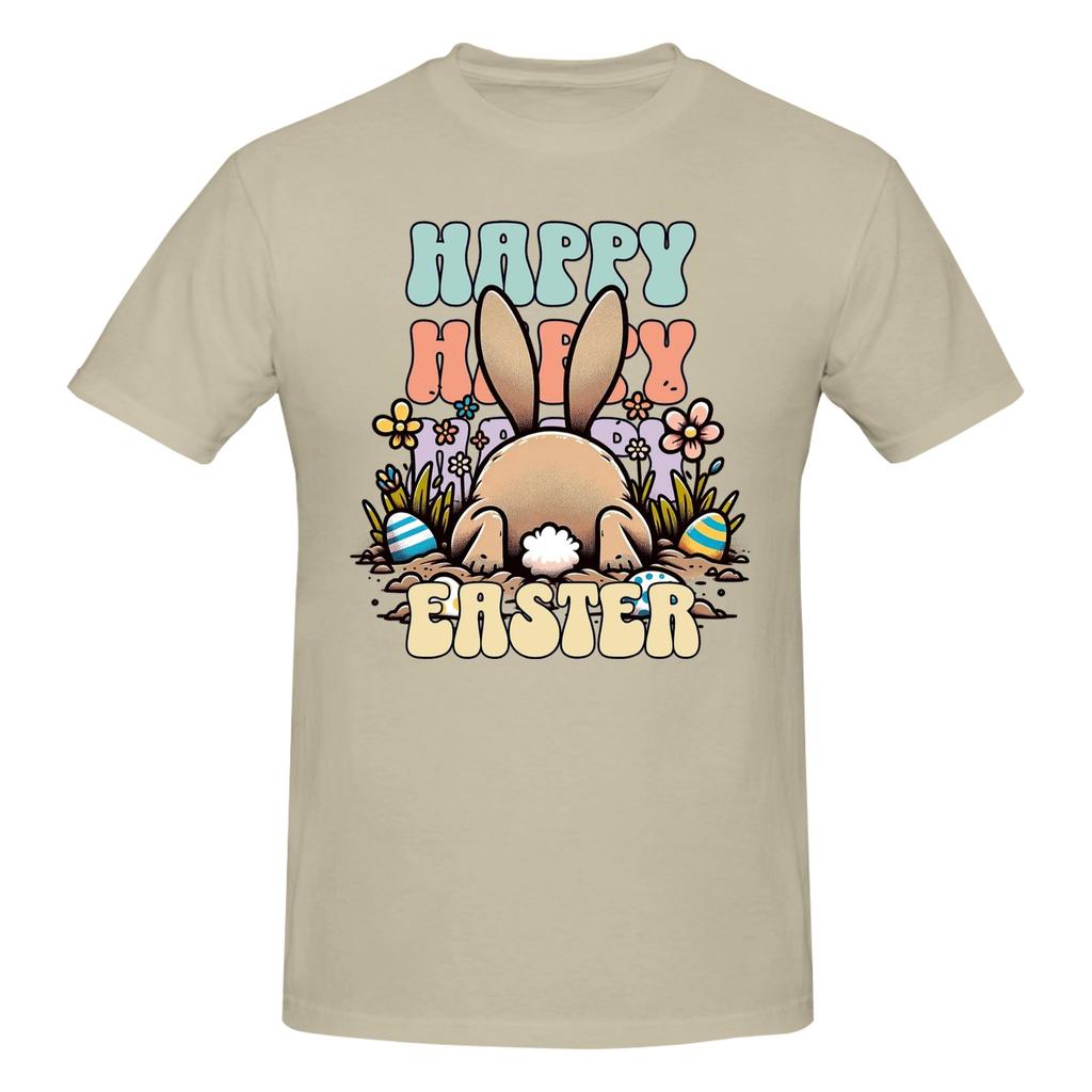 Piece Search Egg Graphic Cotton TShirt Easter Bunny Vibes Tees Tops For Unisex