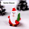 Bonsai Fairy Garden Micro Landscape Christmas Decor Miniature Snowman Santa Claus Figurines
