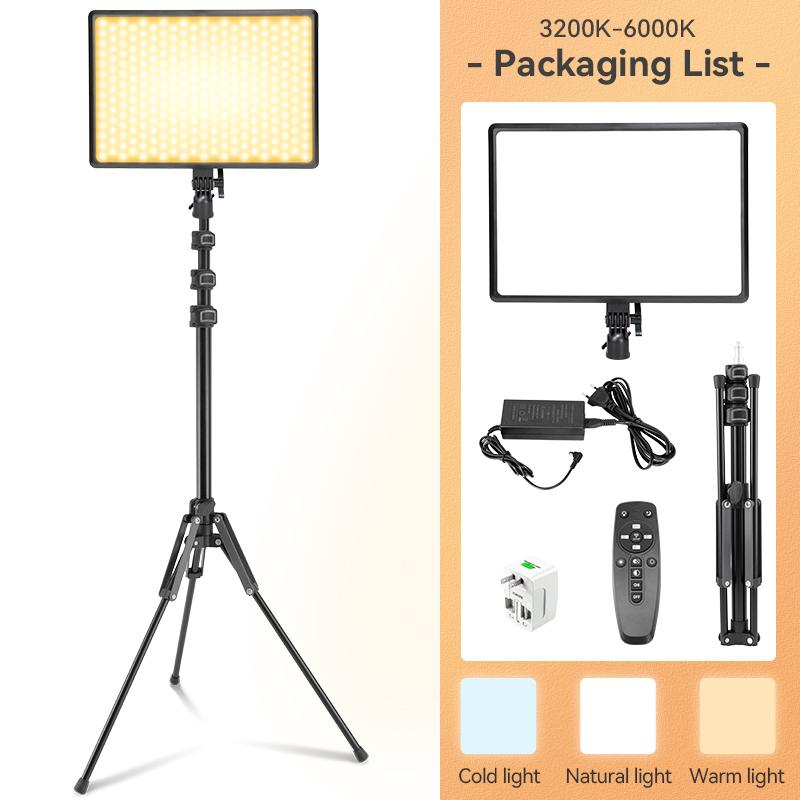 40 Вт светодиодный двухцветный видеосвет, основной свет, студийная фотосъемка, потоковое видео, лампа для камер, Zoom Meetings, Tiktok