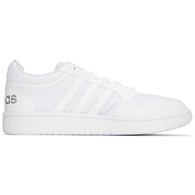 adidas Hoops 3.0 Summer White Silver Metallic Кроссовки унисекс Cloud-White GX6893