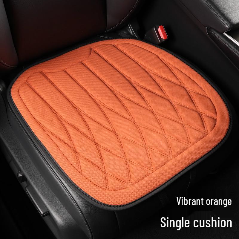 Universal Seaweed Fiber Car Seat Cushion - All-Season, Anti-Slip, Imitation Latex for Five-Seater