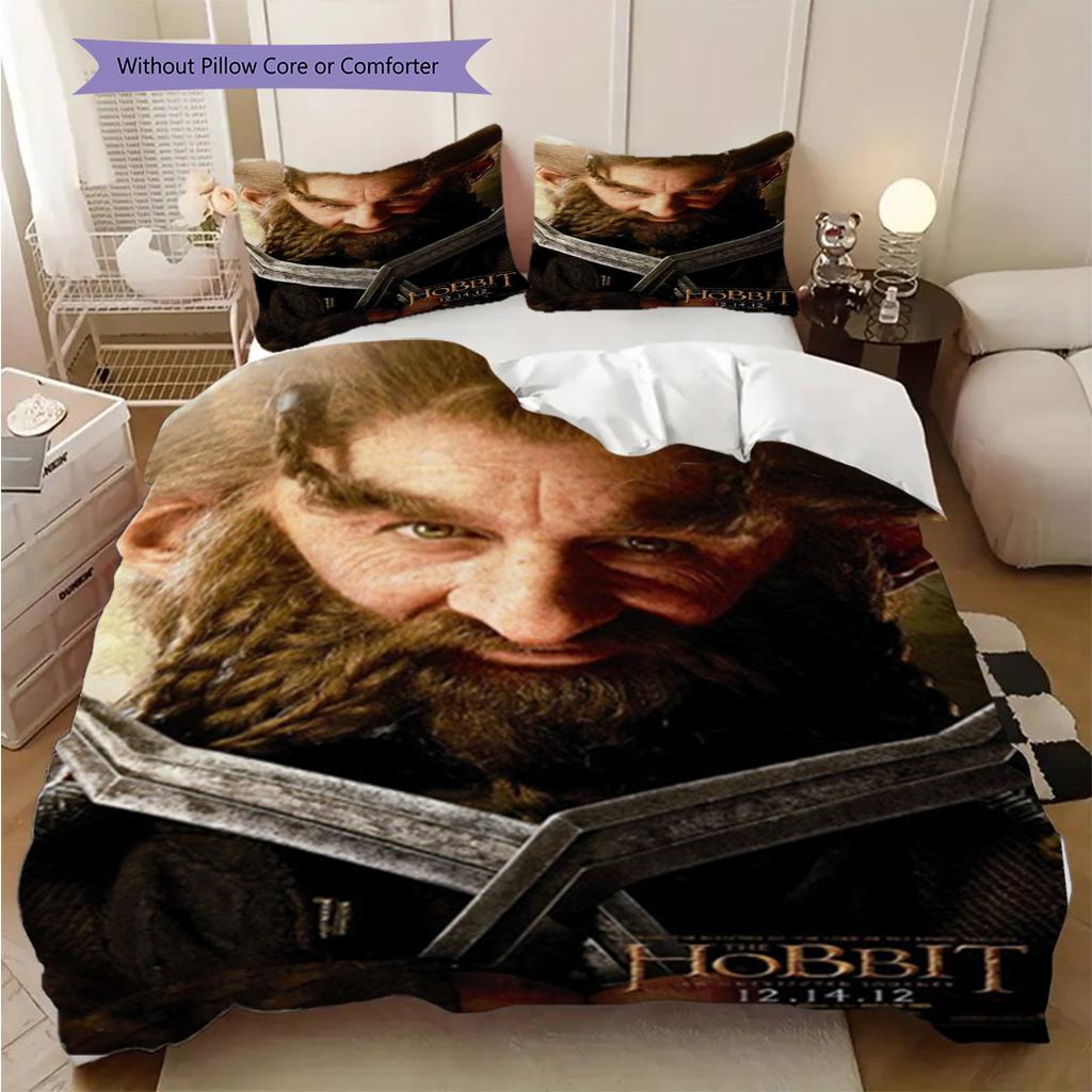 Hobbit Journey Comforter Set Threepiece Set 1 Duvet Cover 2 Pillowcase Without Core Christmas Birthday Gift Bedding Set Soft And Comfortable