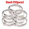 Self-Locking Stainless Steel Driveshaft Axle Joint Clamps CV Boot Clamps Ties for Most Automotive Adjustable Universal Clamps