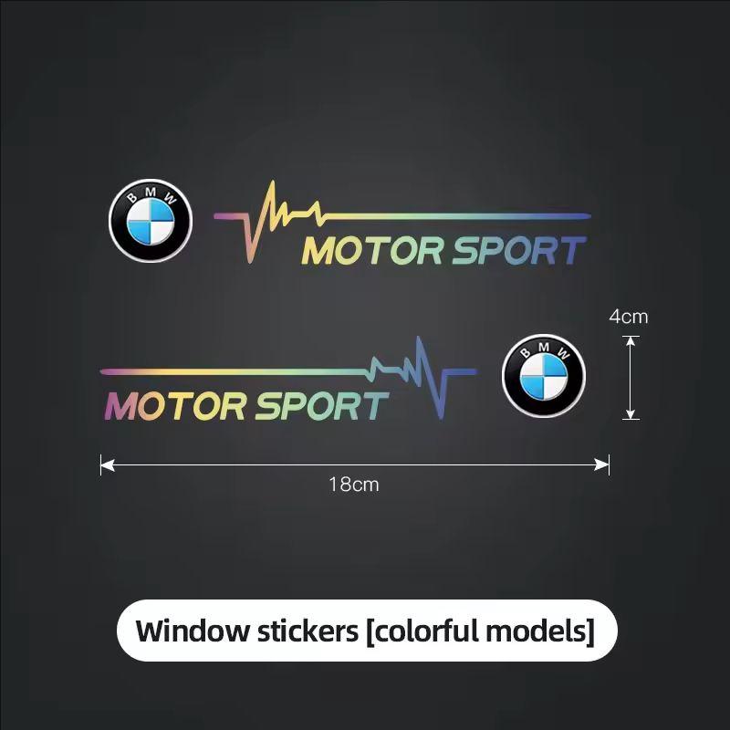 CTCE1 2Pcs Car Side Window Stickers Decals Accessories For BMW F30 F20 F10 F31 F11 F34 F01 F07 F12 F18 F32 F33 F35 F45 F46 F82 F85 G20