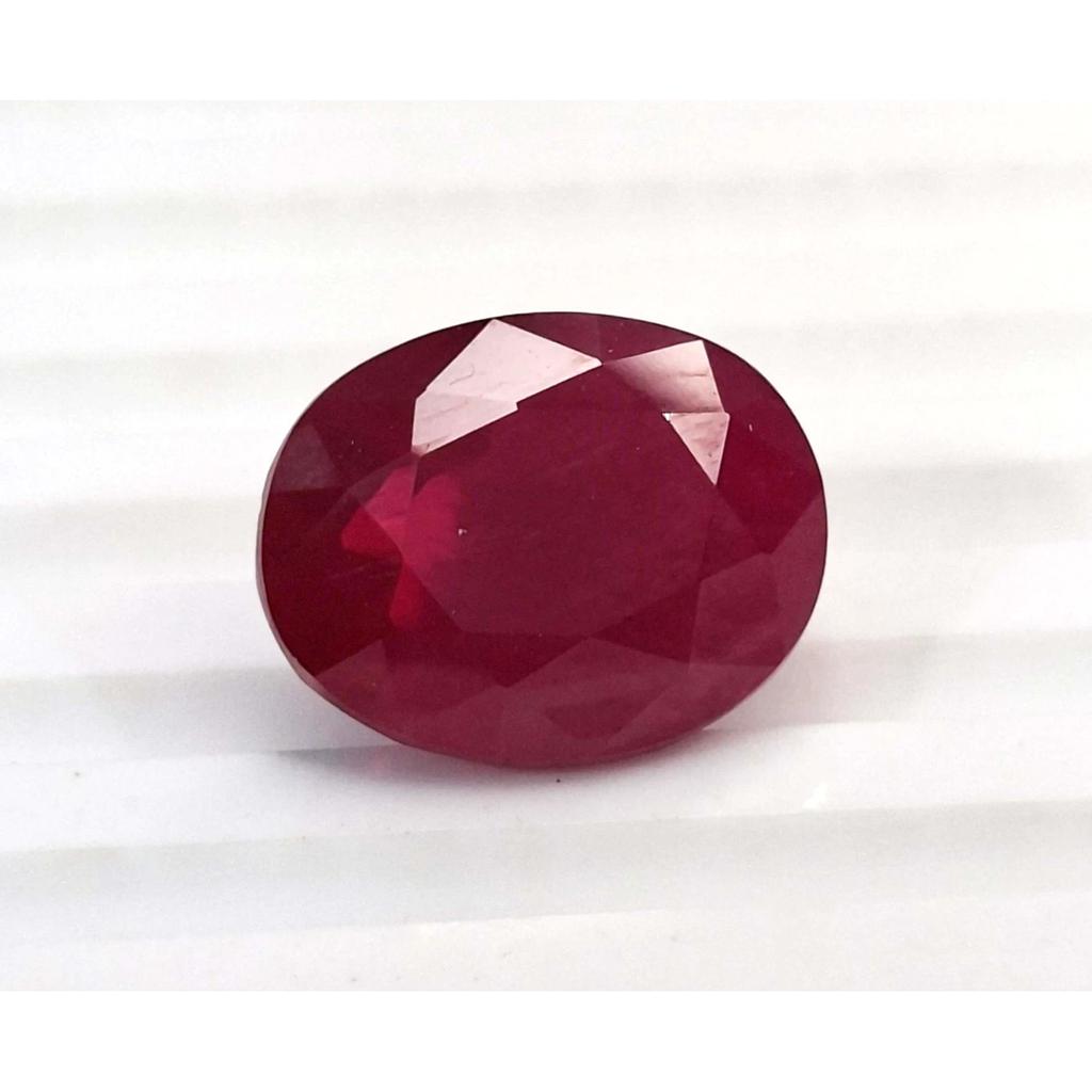 Natural Bixbite Beryl Red Oval Cut 12-14 Ct Beautiful Certified Loose Gemstone