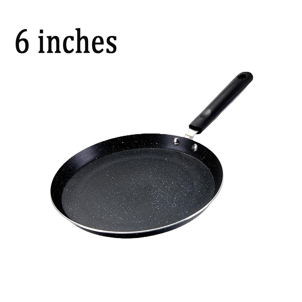 Aluminum Flat Bottomed Pans Non Stick Pan Baking Cake Steak Egg Frying Pot Gas Induction Cooker Universal Household Kitchen Tool