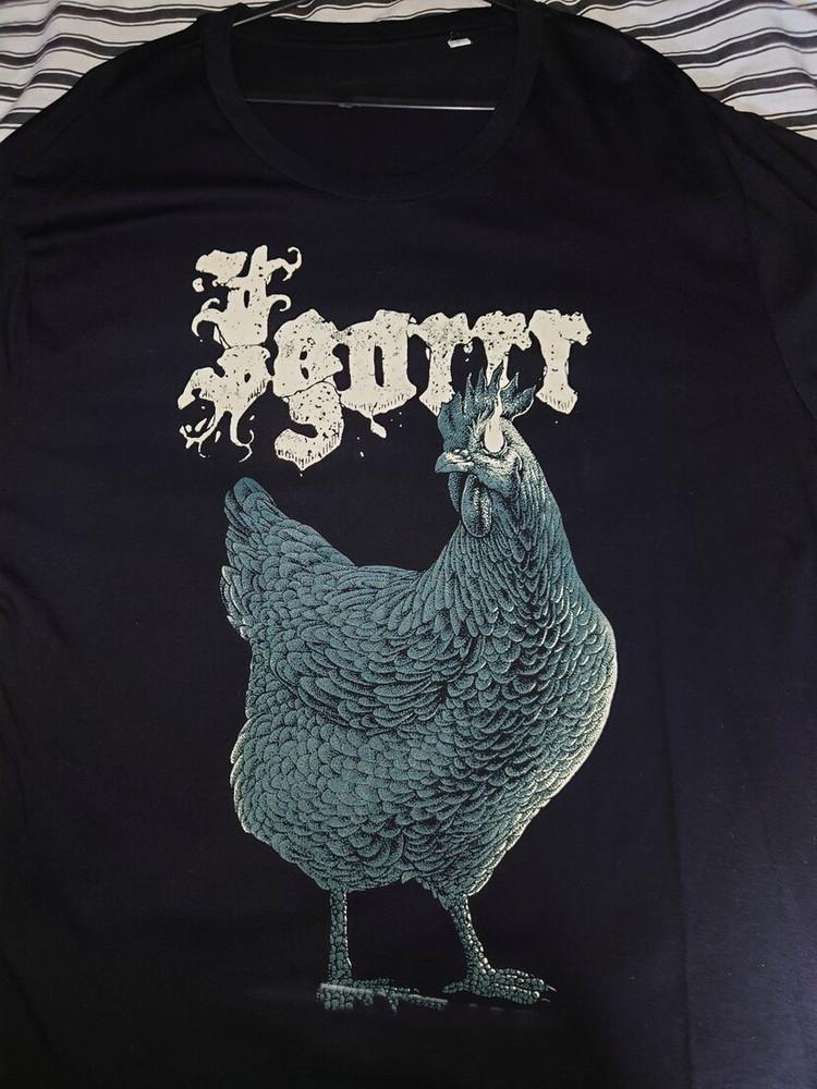 Редкая футболка Igorrr Band Rooster Eyes Fire Классическая Черная Унисекс S-5XL QA902 Унисекс Футболка